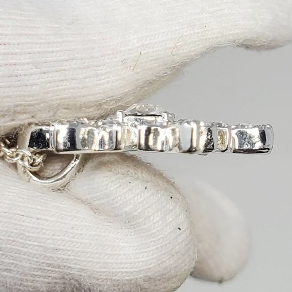 Disney Frozen Snowflake Rhinestone Necklace - Picture 6 of 11